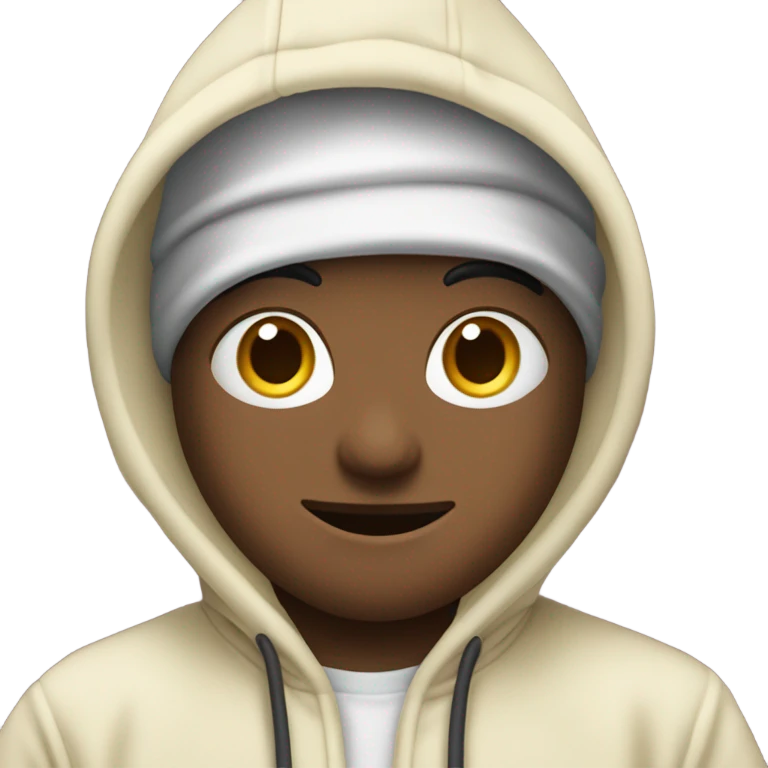 ￼ a cheese wearing a hoodie ￼ emoji