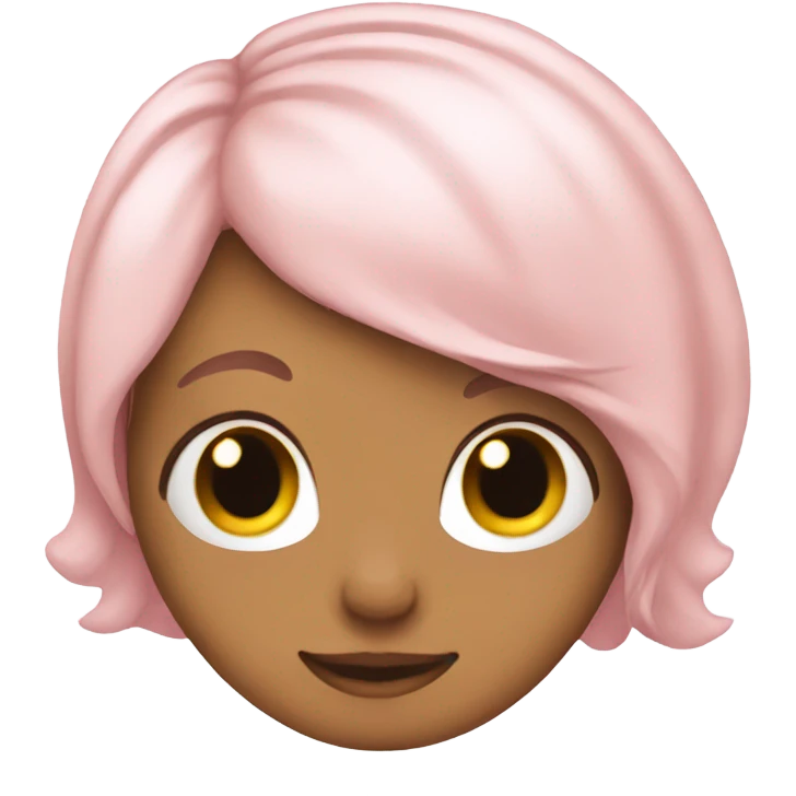 Light pink hear with cat emoji