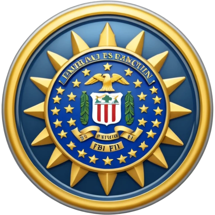 The FBI badge. real one emoji