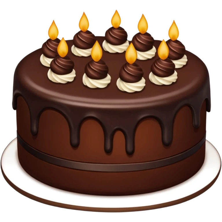 black dessert emoji
