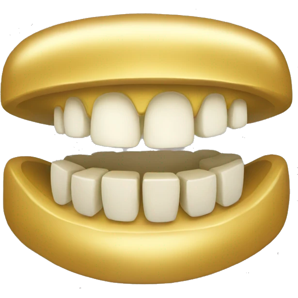 Gold grill emoji