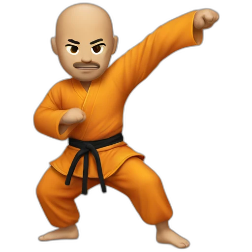 Kung-fu Shaolin emoji