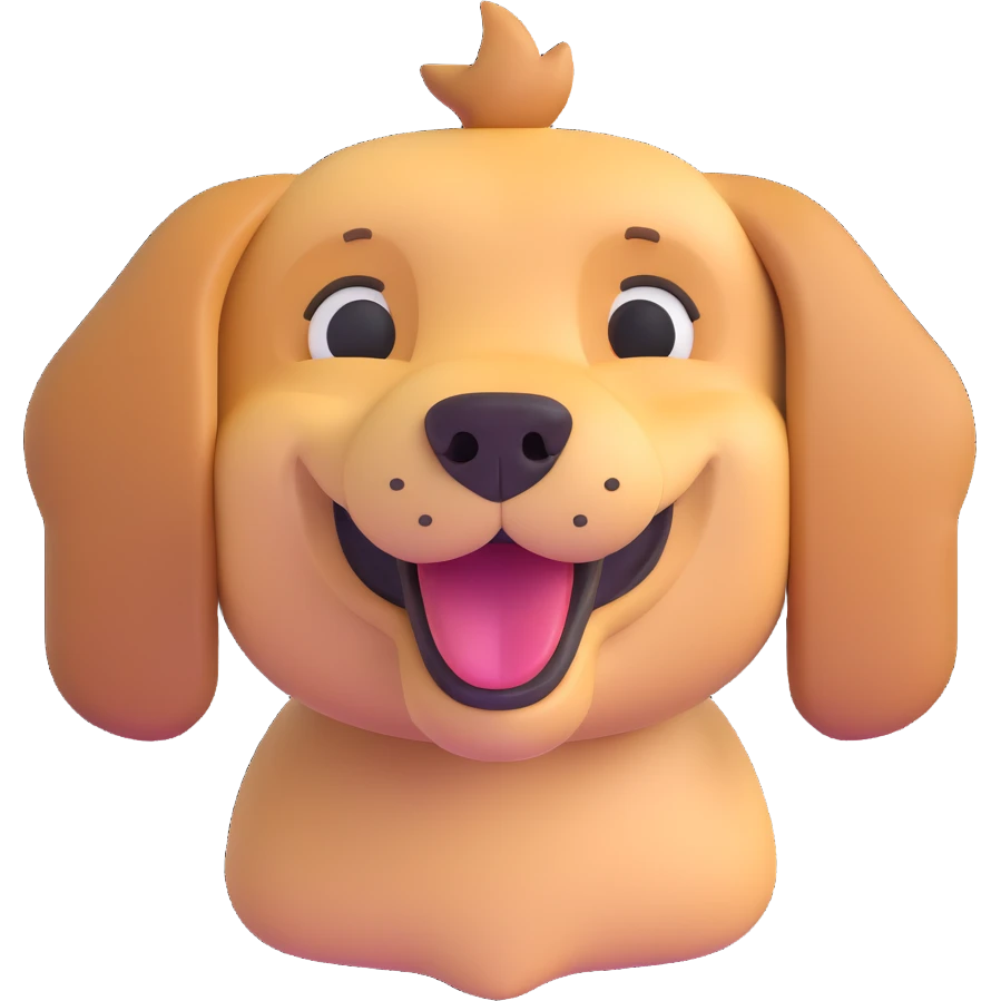 happy dog emoji