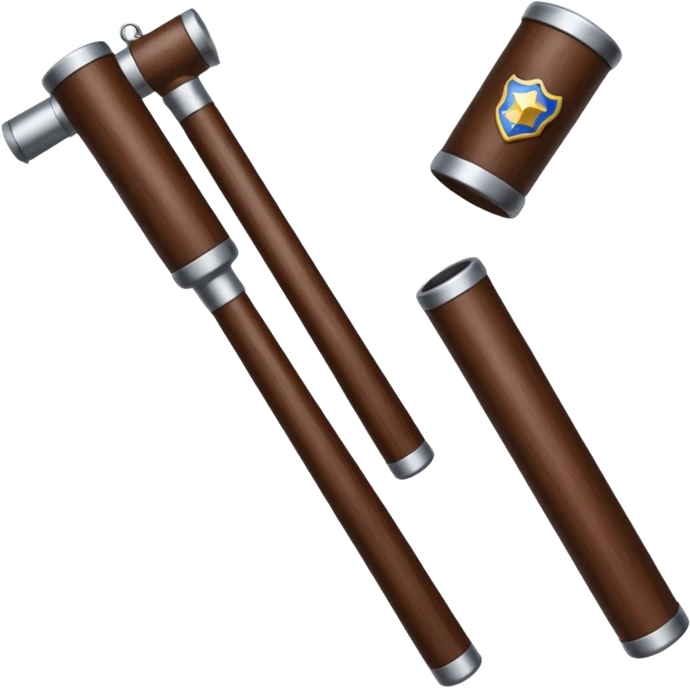 two police baton emoji