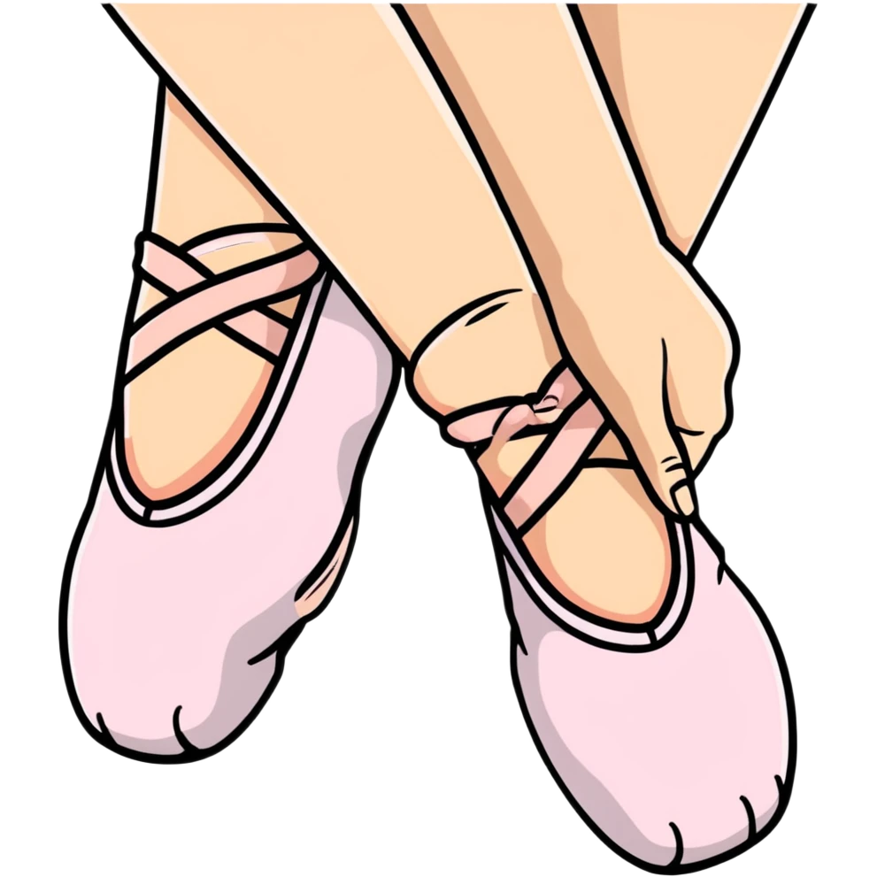 ballet slippers pink emoji