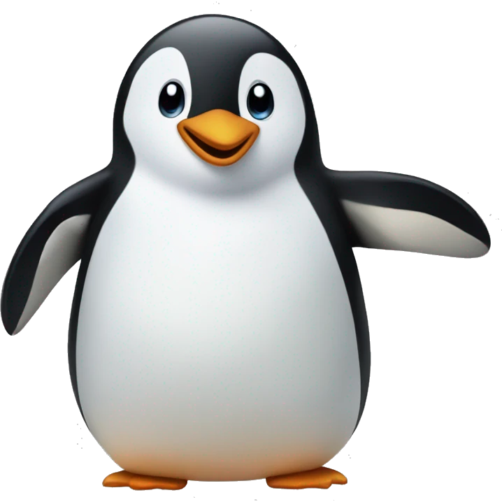 Penguin shaking his butt emoji