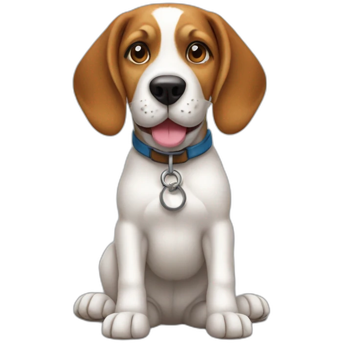Beagle thumbs-up emoji