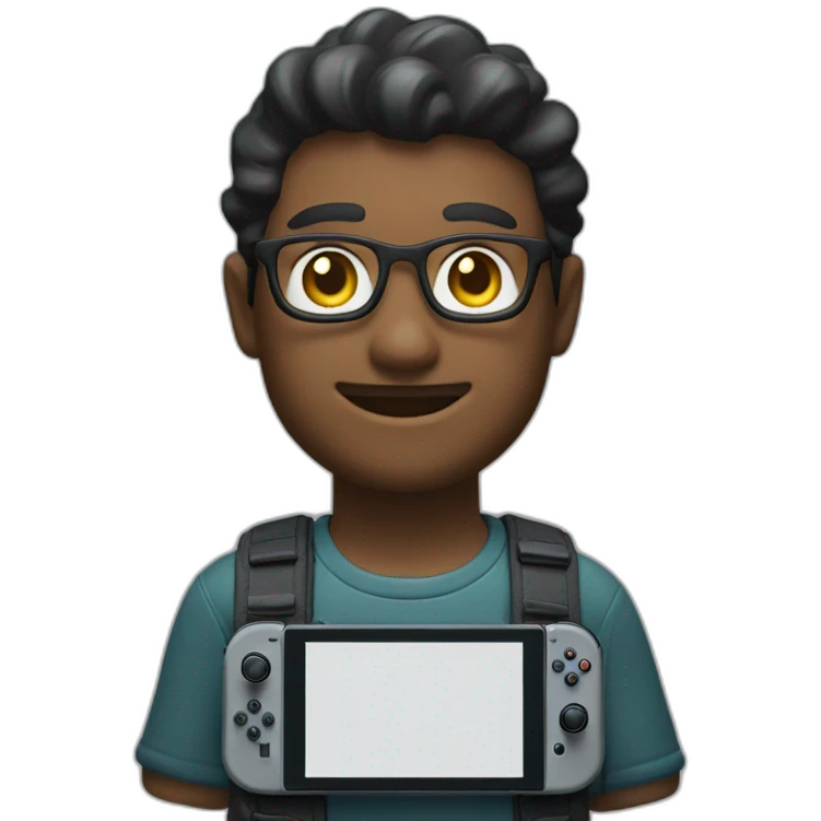 Nintendo switch console emoji
