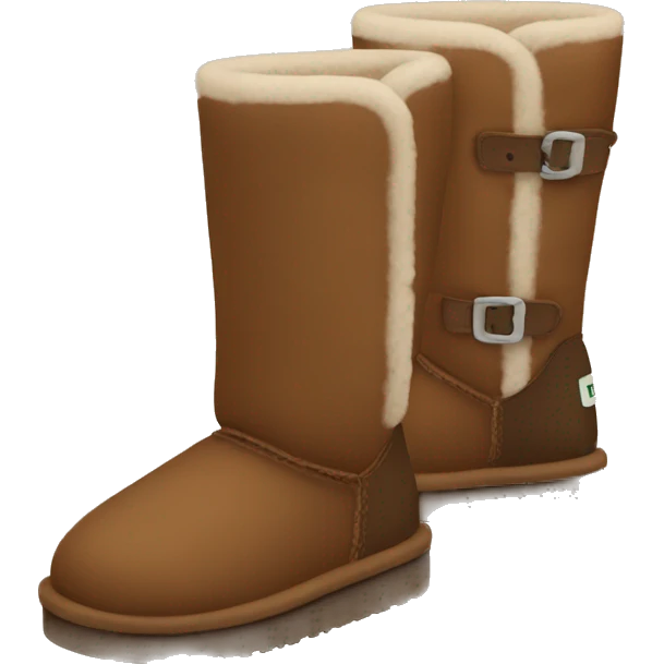 Brown Ugg boots emoji
