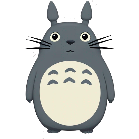 Totoro from My Neighbor Totoro emoji