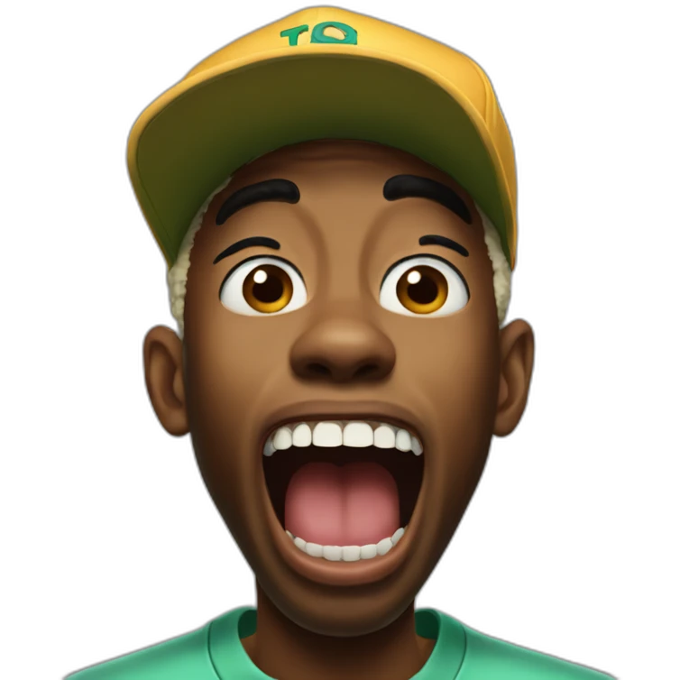 tyler the creator cringing emoji