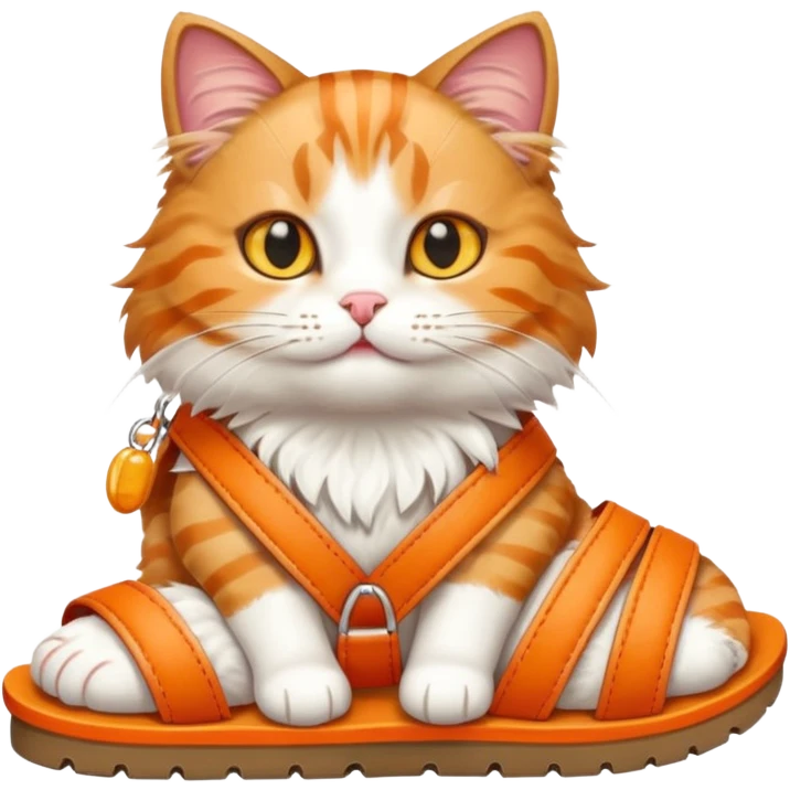 Gato con chancla emoji