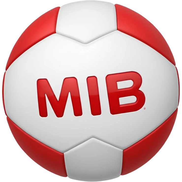 Pull ball with MB in the circle in on it emoji