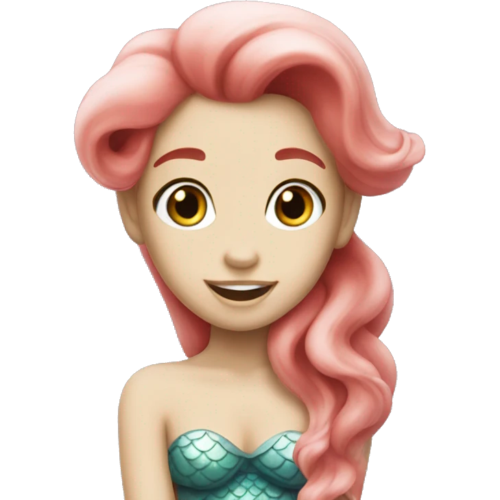 white little mermaid  emoji