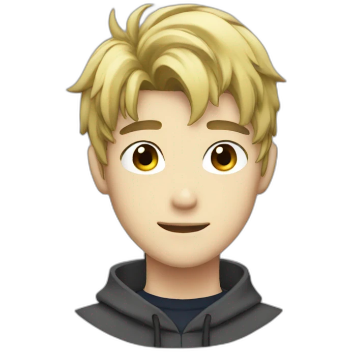 Anime man emoji