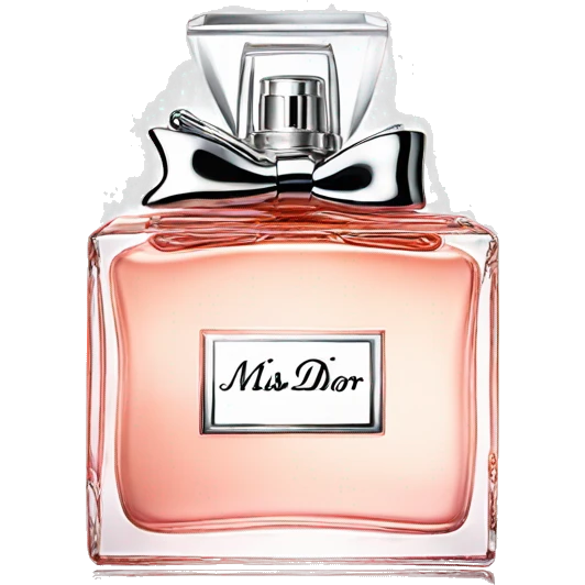 Miss Dior perfume with the logo  emoji