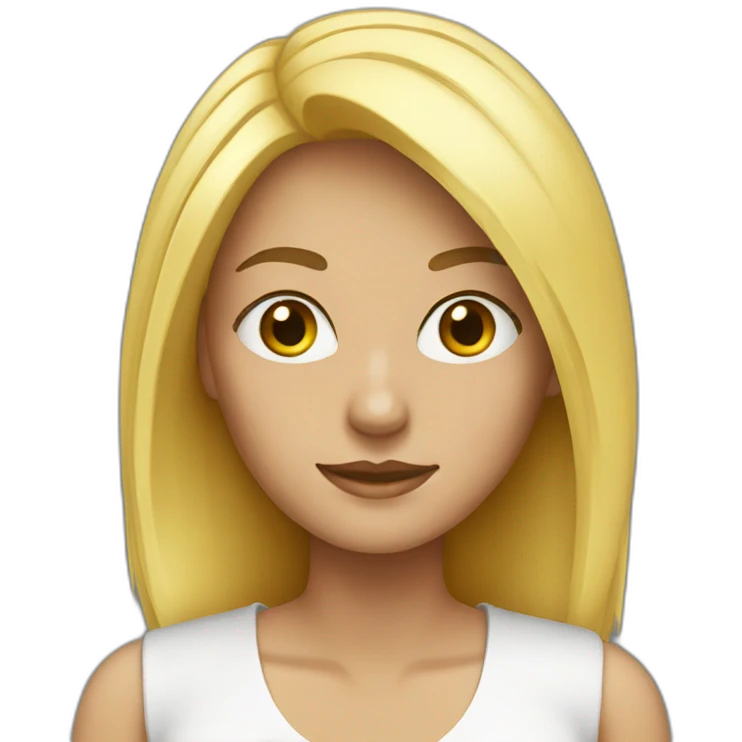 Woman-with-classes-blond emoji