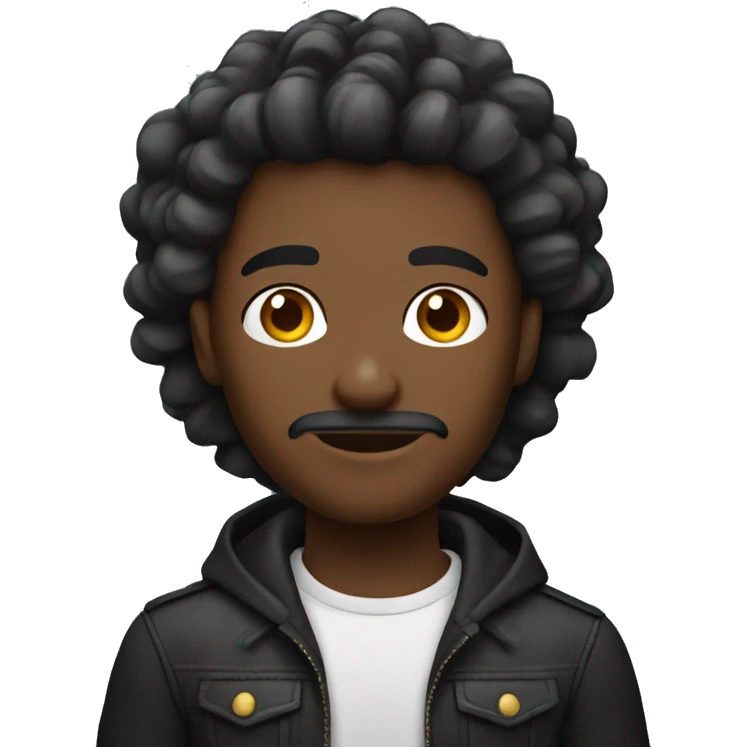 Persona de pelo negro con corona  emoji