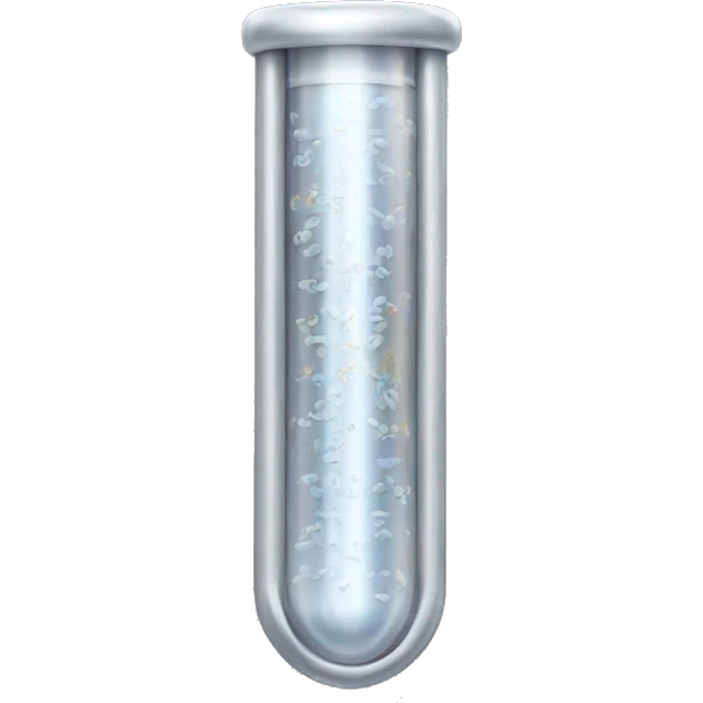 test tube wrapped with aluminum foil  emoji