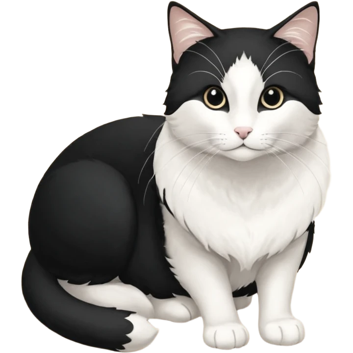 маленький озлобленный клоун в черно-белых тонах в маленькой шляпе-колпаке (никаких других цветов)

черно-белое лицо, черно-белые волосы emoji