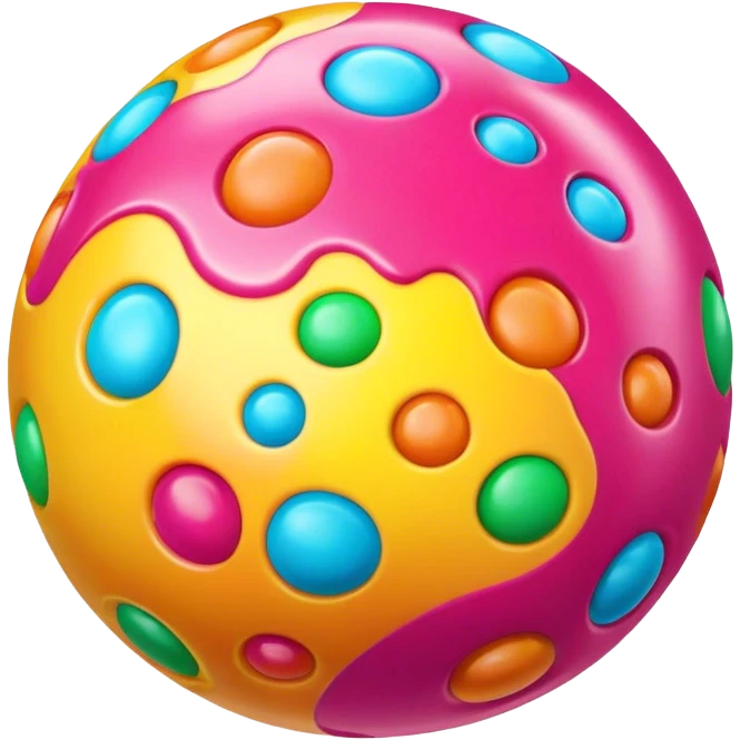 Realistic chupa chups fantasy ball emoji