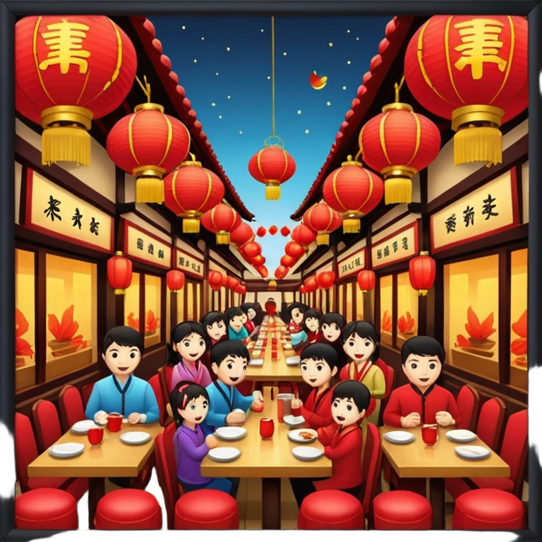 Chinese restaurant. emoji