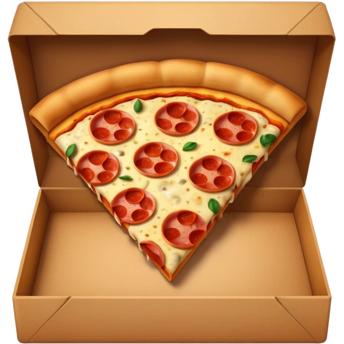 Pizza in an open box emoji