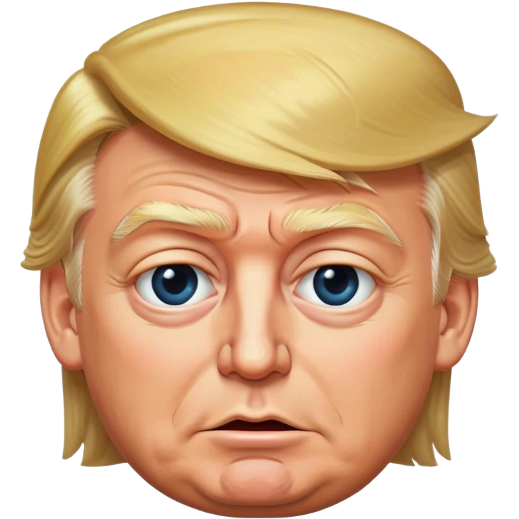 donald Trump winks his eye emoji
