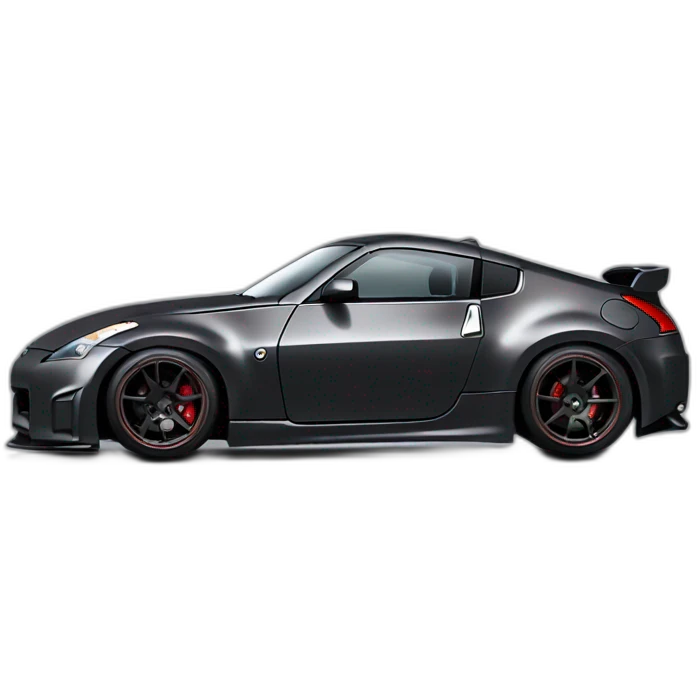 Dark grey nismo 350z drifting emoji