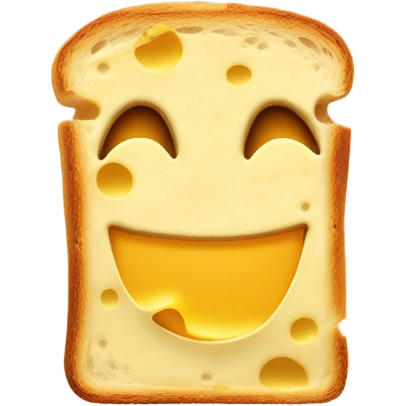 Cheesy Jesus on toast emoji