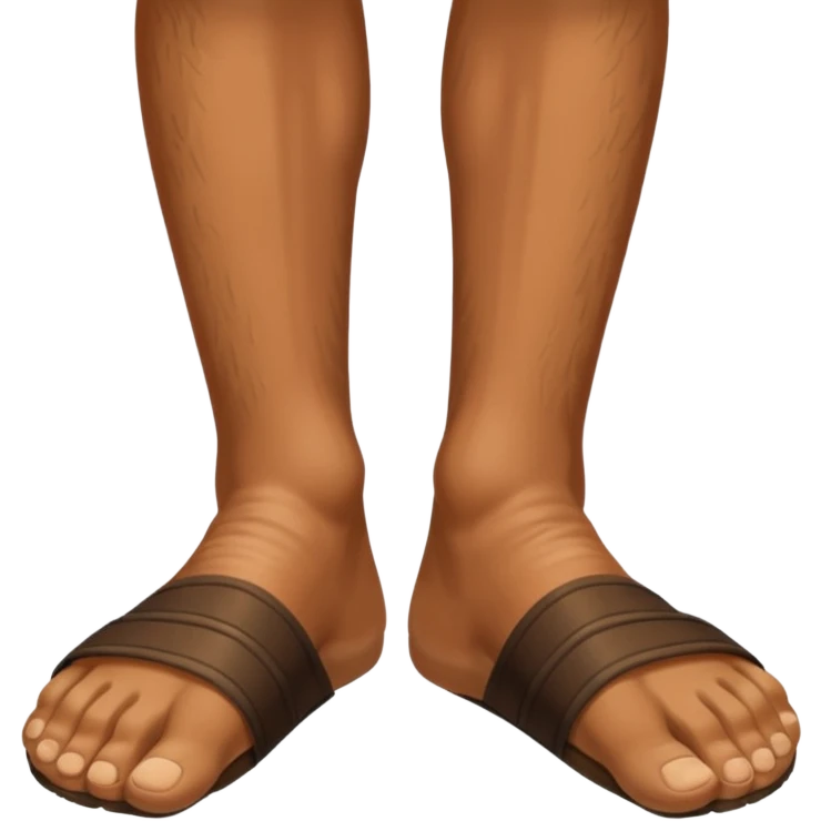 Pies masculinos  emoji