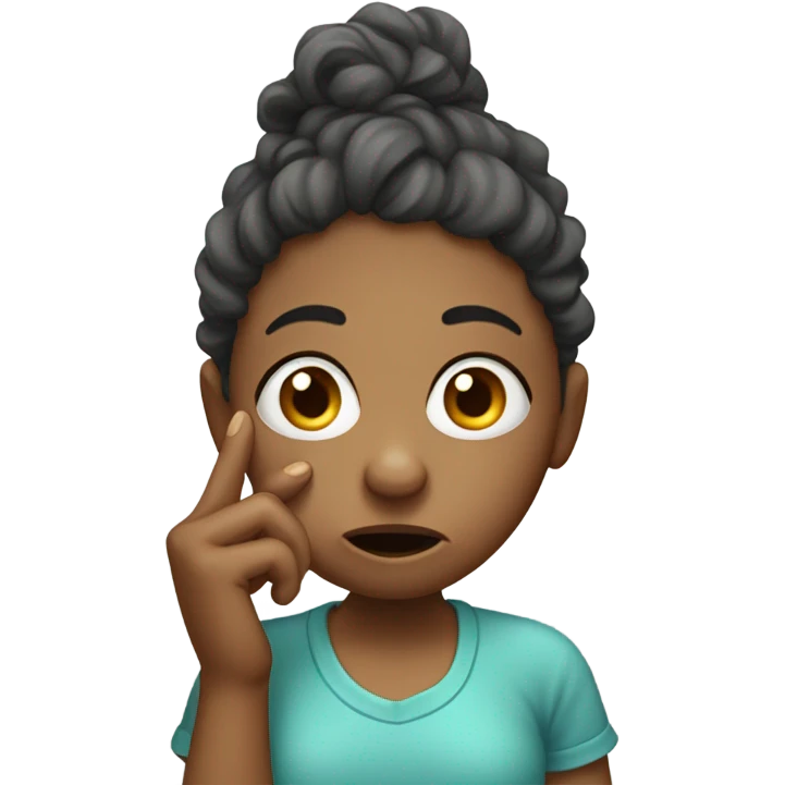 stinky girl emoji