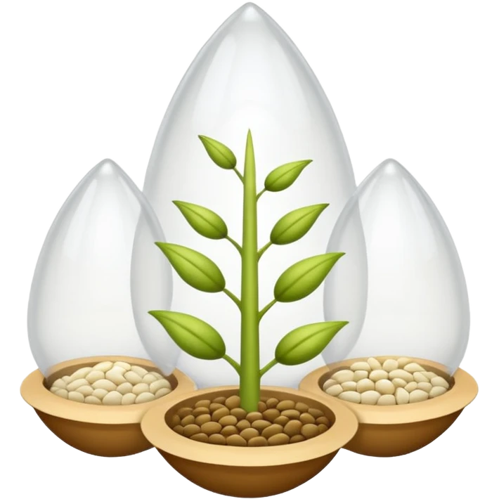 Seeds. Transparent background emoji