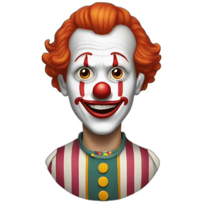 It the clown Red-haired emoji