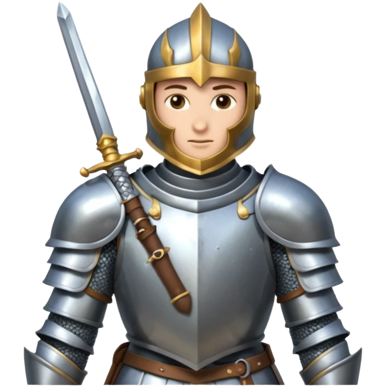  a knight magic sword emoji