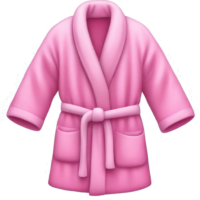 Pink Bathrobe emoji