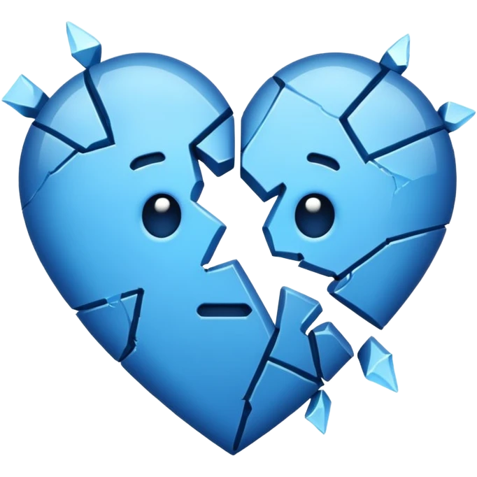Así: 💔 pero que sea azul emoji