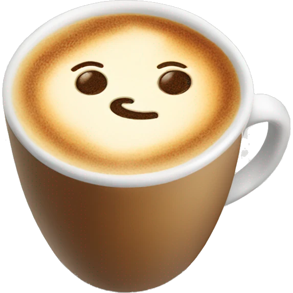 Coffe latte  emoji