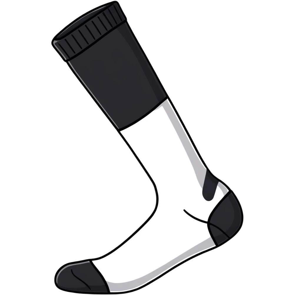 Smelly Black Sock emoji