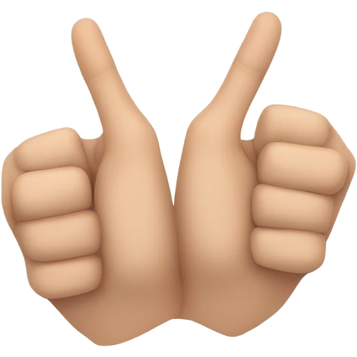 It's a hand sign made by putting both hands together. Put your little finger on top of each other and put your forefinger on both hands to create a pentagon shape. emoji