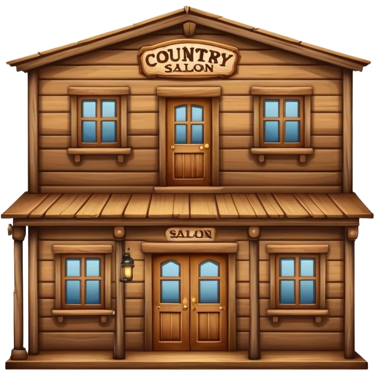 Country saloon emoji