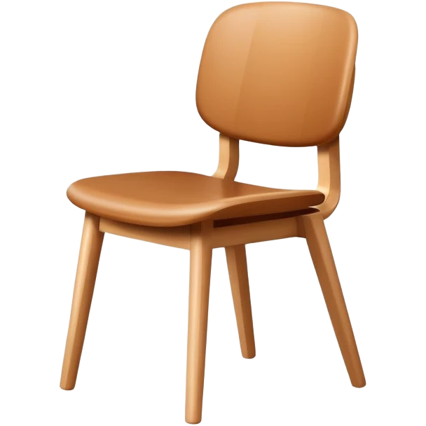 danish design chair wood emoji