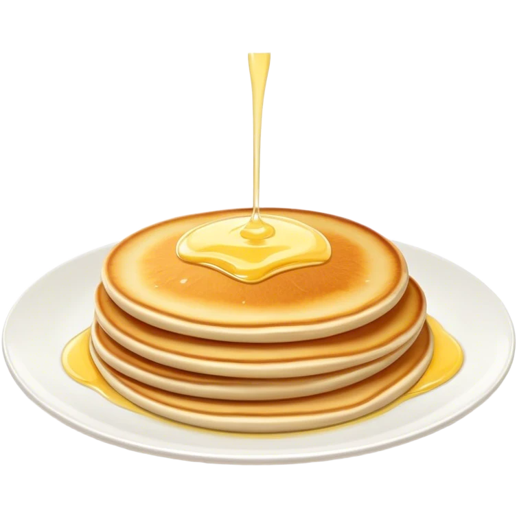Russian blinis with butter emoji