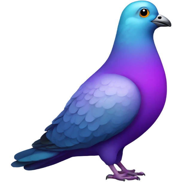 Disco pigeon emoji