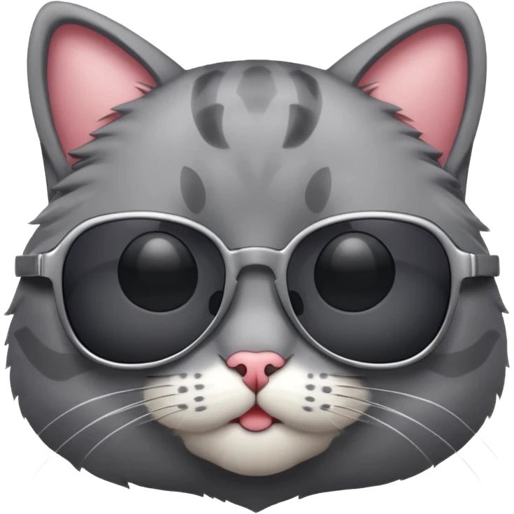 Cat wearing sunglasses emoji