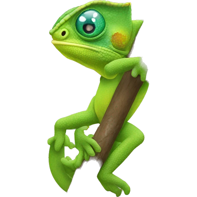 Chameleon On Branch emoji