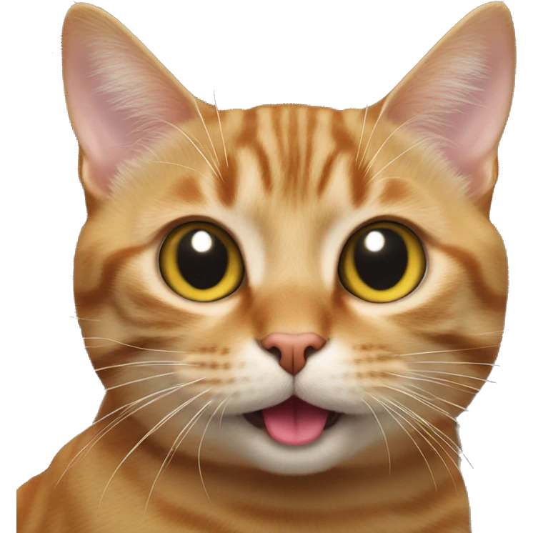 cat with tongue out silly emoji