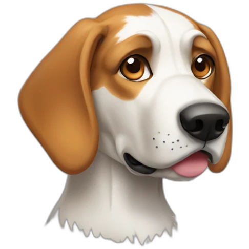 Foxhound dog emoji