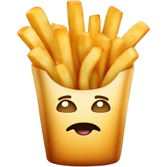 big crispy fries emoji