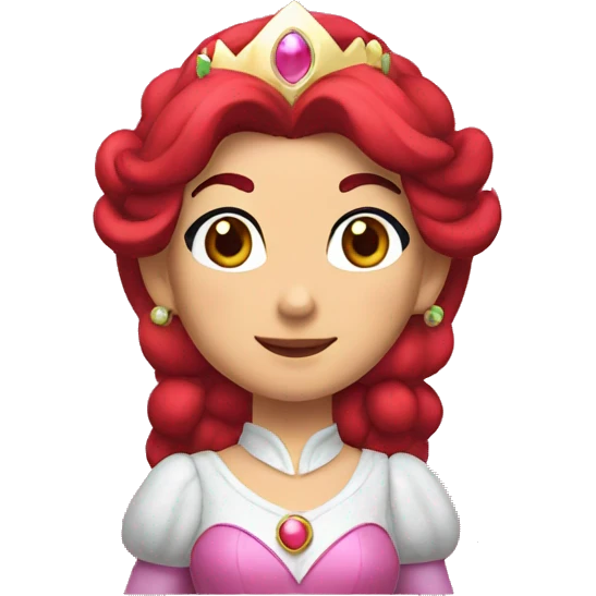 princesa do super mario emoji